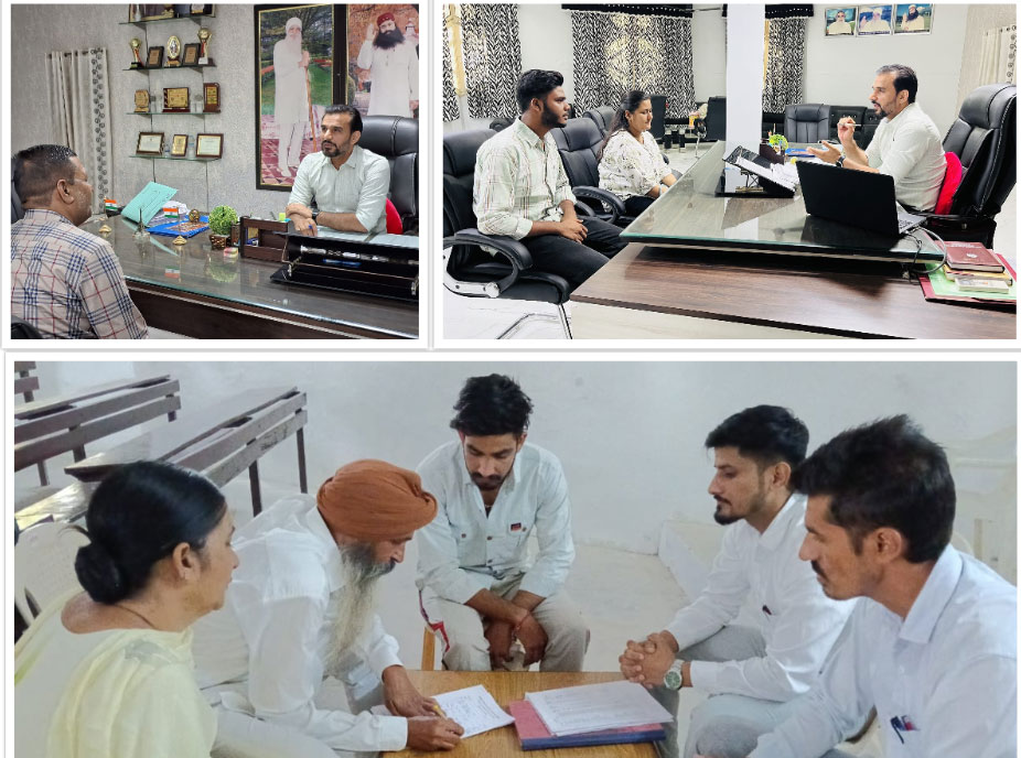 Parent-Teacher meeting in Shah Satnam Ji Boys' College