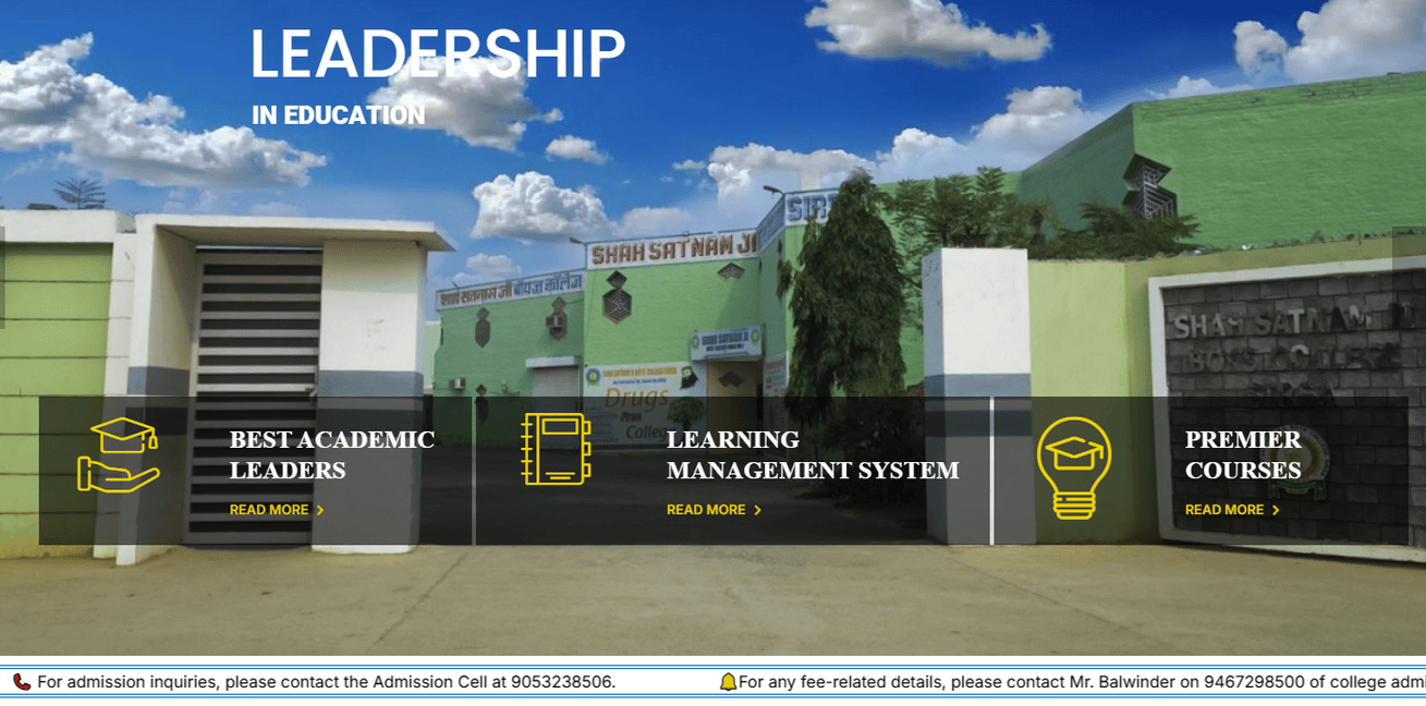 New Session Registration SSJBC || Shah Satnam Ji Boys' College